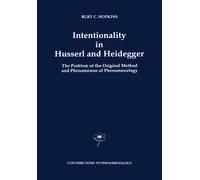 Intentionality In Husserl And Heidegger