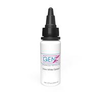 INTENZE Encre de tatouage Blanche 120ml-Snow White Opaque-L'orig.:couleurs résistantes et absolument stériles-Encre de tatouage végétalienne-Encre de tatouage pour des tatouages permanents vivants