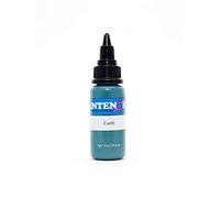 INTENZE Encre de tatouage Bleu 30ml- Earth -L'orig.:couleurs résistantes et absolument stériles-Encre de tatouage végétalienne-Encre de tatouage pour des tatouages permanents vivants