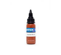 INTENZE Encre de tatouage Marron 30ml- Medium Brown -L'orig.:couleurs résistantes et absolument stériles-Encre de tatouage végétalienne-Encre de tatouage pour des tatouages permanents vivants