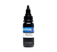 INTENZE Encre de tatouage Noir 30ml -Bob Tyrrell Dark Tone- L'orig.:couleurs résistantes et absolument stériles-Encre de tatouage végétalienne-Encre de tatouage pour des tatouages permanents vivants