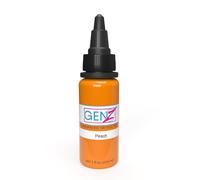 INTENZE Encre de tatouage Orange 30ml - Peach - L'orig.:couleurs résistantes et absolument stériles-Encre de tatouage végétalienne-Encre de tatouage pour des tatouages permanents vivants