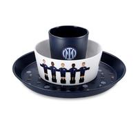 Inter - Accessoires de table pour enfants, Set de gruau de, Collection Infant Football Balilla, Produit officiel