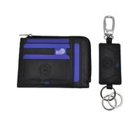 Inter Boxregalointer, 153443 Parure Cartes et Porte-clés 100% Cuir Mixte, Noir, Normale