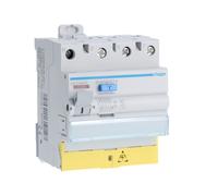 Inter dif 3P+N 63A 100mA AC BD - INTER. DIFF. TETRA. HAGER CEC863F