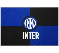 Inter Drapeau Nouveau Logo 100 x 140 cm, unisexe, adulte, noir/bleu, 100 x 140 cm