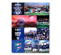 Inter - Ensemble d'aimants Champions d'Italie en Plastique et en métal, Gadget magnétique de Collection, Souvenirs pour Fans, aimants de réfrigérateur pour Amateurs de Sport