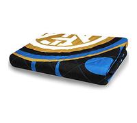 Inter F.C Couvre-lit matelassé pour lit 1 Place, Couette de Printemps, 170 x 260 cm