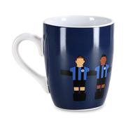 Inter FC national Milano S.p.A. - Tasse en céramique, Collection Football Balilla, Petit déjeuner pour les vrais insistes, Produit officiel.