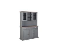 Inter Link Buffet LUZERNA 6.1 Bois massif gris-sepia