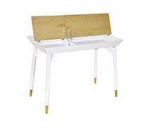 Inter Link Bureau, MDF, Weiß, 105 x 55 x 76 cm