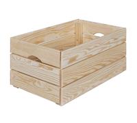 Cagette en Bois "Silver" 65cm Naturel Beige G