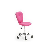 Inter Link Chaise de bureau Enfant Piètement Métal Revêtement Tissu Mesh - Rose