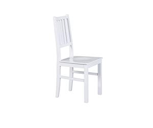 Inter Link - Ensemble de 2 chaises - Hêtre Massif - Finition Blanche - Westerland 7.1