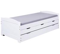 Inter Link Lit banquette 3 tiroirs, 205 x 63 x 96 cm (Ulli - blanc)