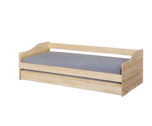 INTER LINK Lit banquette Leonie, 90 x 190 cm ou 90 x 200 cm (crème, 90 x 200 cm)