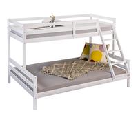 Inter Link Lit superposé enfant, laqué blanc (Lit superposé 2 zones de couchage, 90 x 200 cm + 140 x 200 cm)