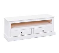 Inter Link Commode TV PROVENCE 3 Blanc Bois massif