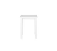 Inter Link Table d'appoint ASGAR Blanc Bois massif