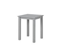Inter Link - Table d'appoint en Bois - Petite Table en pin Massif avec veinure Naturelle - Table en Bois comme Table Basse, Table Basse, Table de Salon - 45 x 45 x 55 cm - Gris