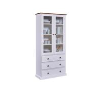 Inter Link Vitrine Westerland Blanc Bois Massif