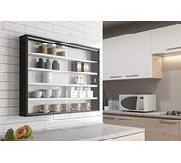 Inter Link – Vitrine de collection COLLECTY – Noir/Blanc