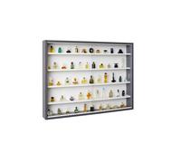 Vitrine murale "Collecty" pour miniatures - Blanc et Gris Inter Link