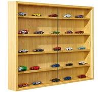 Inter Link : Vitrine murale Artisario pour miniatures - Bois Hêtre Beige G