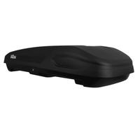 Inter Pack Coffre de Toit Monsun M Noir Mat 470 L, Box de Toit Aérodynamique 75 kg pour Skis et Bagages, Système de Fixation Rapide Rapid Fit et Ouverture Double Face