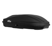 Inter Pack Coffre de Toit Stella 370 Noir Mat 240L, Charge 50kg avec Flexi Fit pour Transport de Bagages et Équipements sur Barres de Toit de 57 à 84 cm