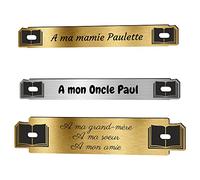 Inter Plaque Funéraire personnalisé - Texte pour Plaque Funéraire - Inter en Acrylique - Forme et Texte Personnalisable (Livre, Grand)