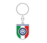 Inter - Porte-clés bouclier en métal émaillé Champions d'Italie 25/26