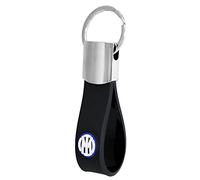 Inter Porte-clés métal et caoutchouc logo nouveau produit officiel F.C.International idée cadeau football, bleu