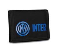 Inter Portefeuille en Seven, Noir Bleu, avec Porte-pièces avec Fermeture éclair à l'arrière, garçons et Enfants