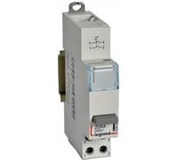 Legrand Inter-poussoir modulaire 412910 – Simple fonction, contact 2NO, 1 module