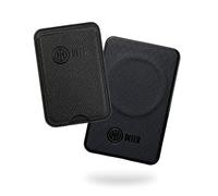 Inter Powerbank Portefeuille - avec charge sans fil MagSafe 5000 mAh - Compatible avec Apple et Android, charge rapide sans fil et via câble Type-C - Câble inclus - Produit officiel (noir - Combo)