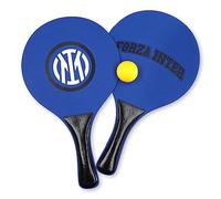 Inter - Raquettes de Plage avec Logo de l'Inter - Idéal comme Cadeau pour Les Enfants et Les Adultes, à Utiliser à la Plage, au Jardin, au Tennis, au Padel - Produit Officiel Inter