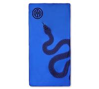 Inter Serviette de Plage en Microfibre de qualité supérieure, 180 x 90 cm, Serviette en Microfibre Ultra absorbante, idéale pour la Plage, la mer, la Piscine et Les Vacances d'été, Produit Officiel