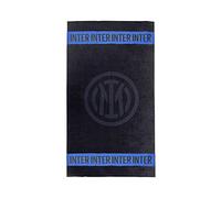 Inter Serviette de Plage Noire, 100% Coton