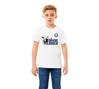 Inter T- Shirt Di Padre in Figlio Homme, Blanc, 6 Anni Mixte