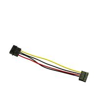 Inter-Tech 0.15m Molex/SATA Interne 0.15m Molex (4-pin) SATA Multicolore câble électrique - Cables électriques (Mâle/Femelle, Multicolore, 0,15 m, Molex (4-pin), SATA 15-pin, Droit)