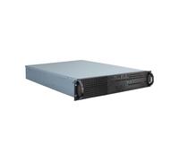 Inter-Tech 2U-2129N Châssis Serveur Rackable 2U Acier Noir/Argent, Compatible ATX/EATX/microATX/Mini-ITX/SSI EEB, 6x3.5", 2x5.25", 2xUSB, 482x680x89mm