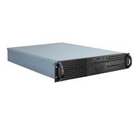 Inter-Tech 2U-2129N Support Noir, Argent