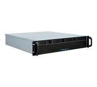 Inter-Tech 2U 2404L S-ATA Support Noir, Gris