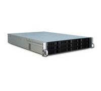 Inter-Tech IPC 2U-2412 Support Noir, Argent