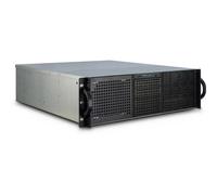 Inter-Tech 3U-30248 Support Noir, Acier Inox (Inter-Tech IPC 3U-30248 - Rack)