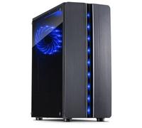 Inter-Tech Boîtier Mini Tower 88881309 – ATX/ITX/uATX – Panneau latéral fenêtré – Noir