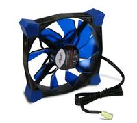 Inter-Tech 88885138 Ventilateur 120mm Nitrox N-120-B LED, silica GEL