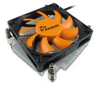 Inter-Tech Argus T-200 Processeur Refroidisseur 8 cm Noir, Orange