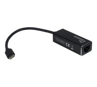 Inter-Tech Adaptateur KAB USB-C vers RJ45 Ethernet Gigabit 1000 Mbit/s Noir